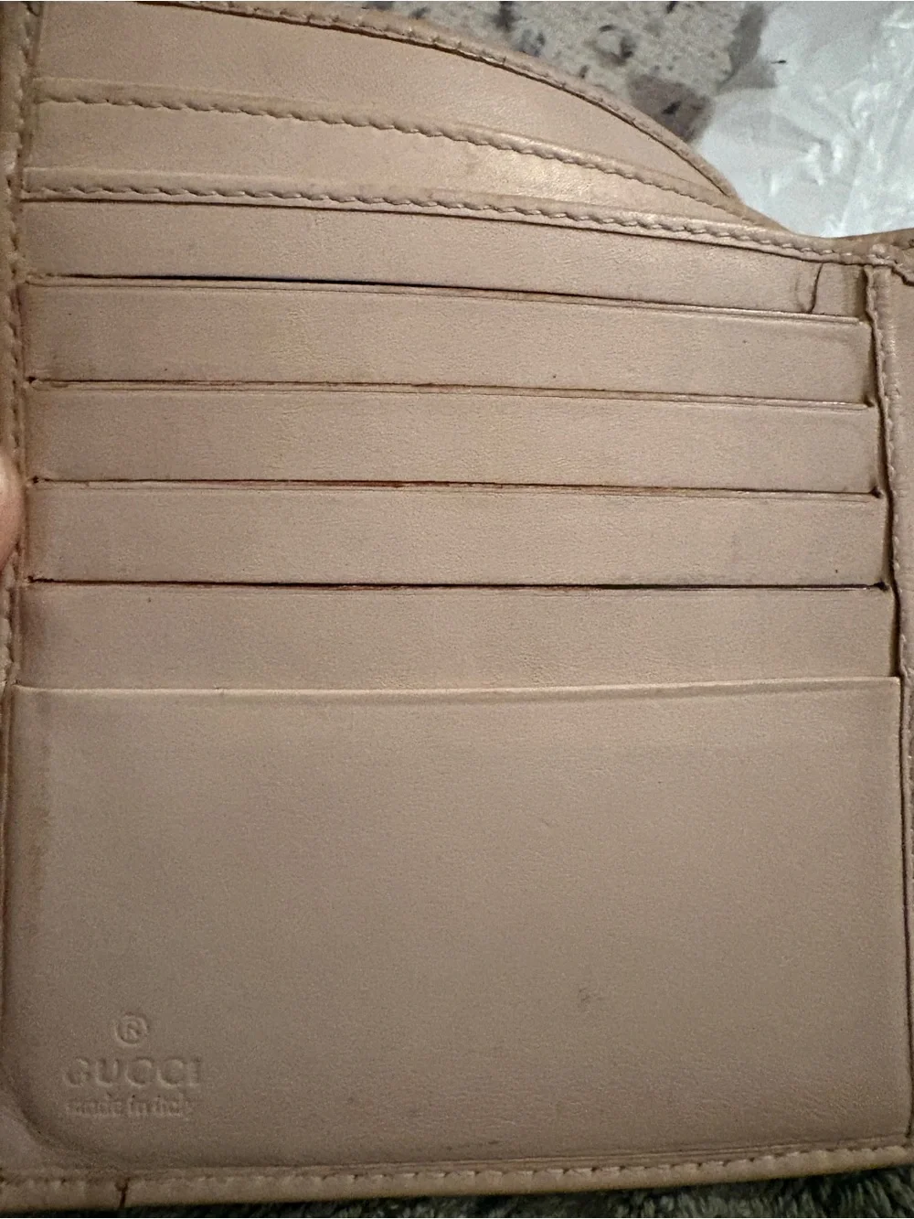 vintage Gucci Web / Cherie compact bifold wallet - Picture 8 of 12